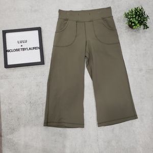 Lululemon Be Still Olive Green Capris